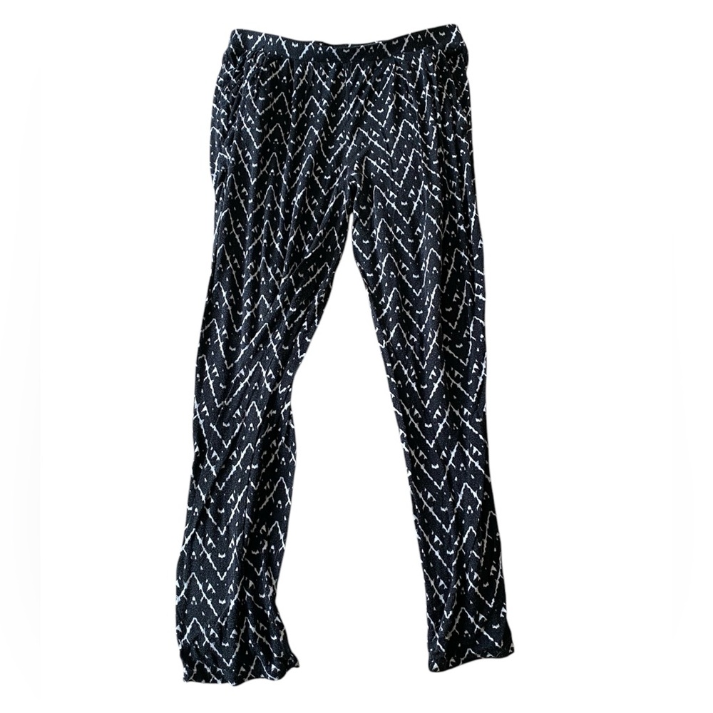 Black & White Patterned Pants